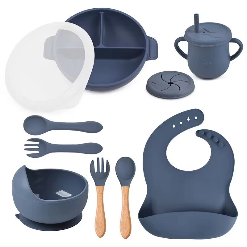 silicone baby dinning set 10 silicone baby dinning set 10